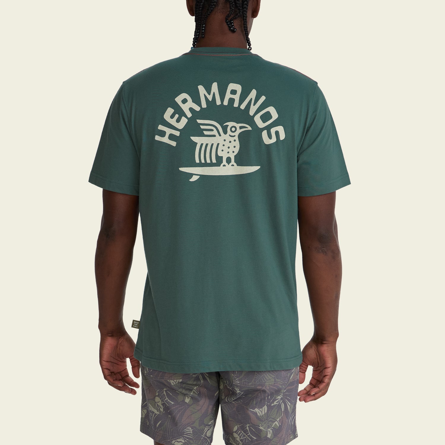 Surfbird T-Shirt - Fern Green - View 4
